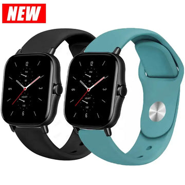20mm 22mm watch Strap For Amazfit gts/4/3/2/gts2/4 Mini/Gtr4/3/2/2e/47mm Smartwatch Silicone Bracelet Watchabnd Amazfit gts Band