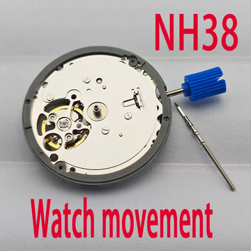 Men's watch NH38 automatic mechanical movement Winding Mechanical movement 24 gems for NH38 dial case strap Other watch accessor