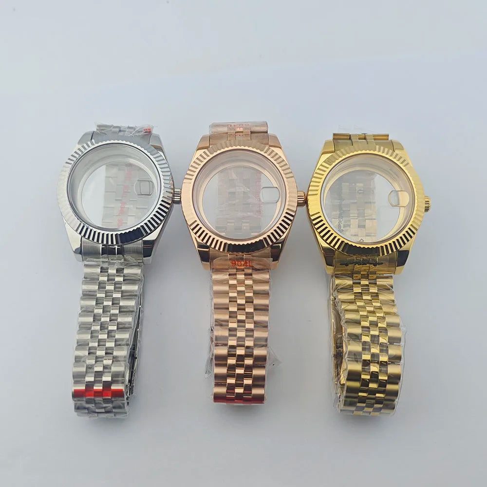8285 Men's Watch 316L stainless steel case sapphire mirror and stainless steel strap are 8285 mechanical movement watch accessor