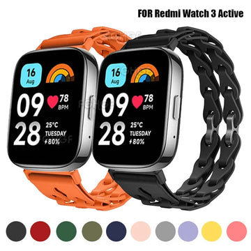 Replacement Strap For Redmi Watch 3 Active Smart Watch Band Silicone Bracelet For Xiaomi Redmi Watch 3 Active Wristband Accessor