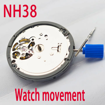 NH38 Automatic Mechanical movement Men's watch Winding mechanical movement 24 gems for NH38 dial case strap Other watch accessor